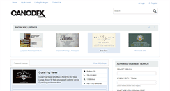Desktop Screenshot of canodex.com